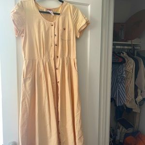 Vintage Peach Dress